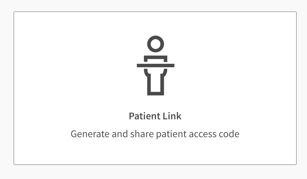 Patient Link: How to Generate an Access Code for a Patient