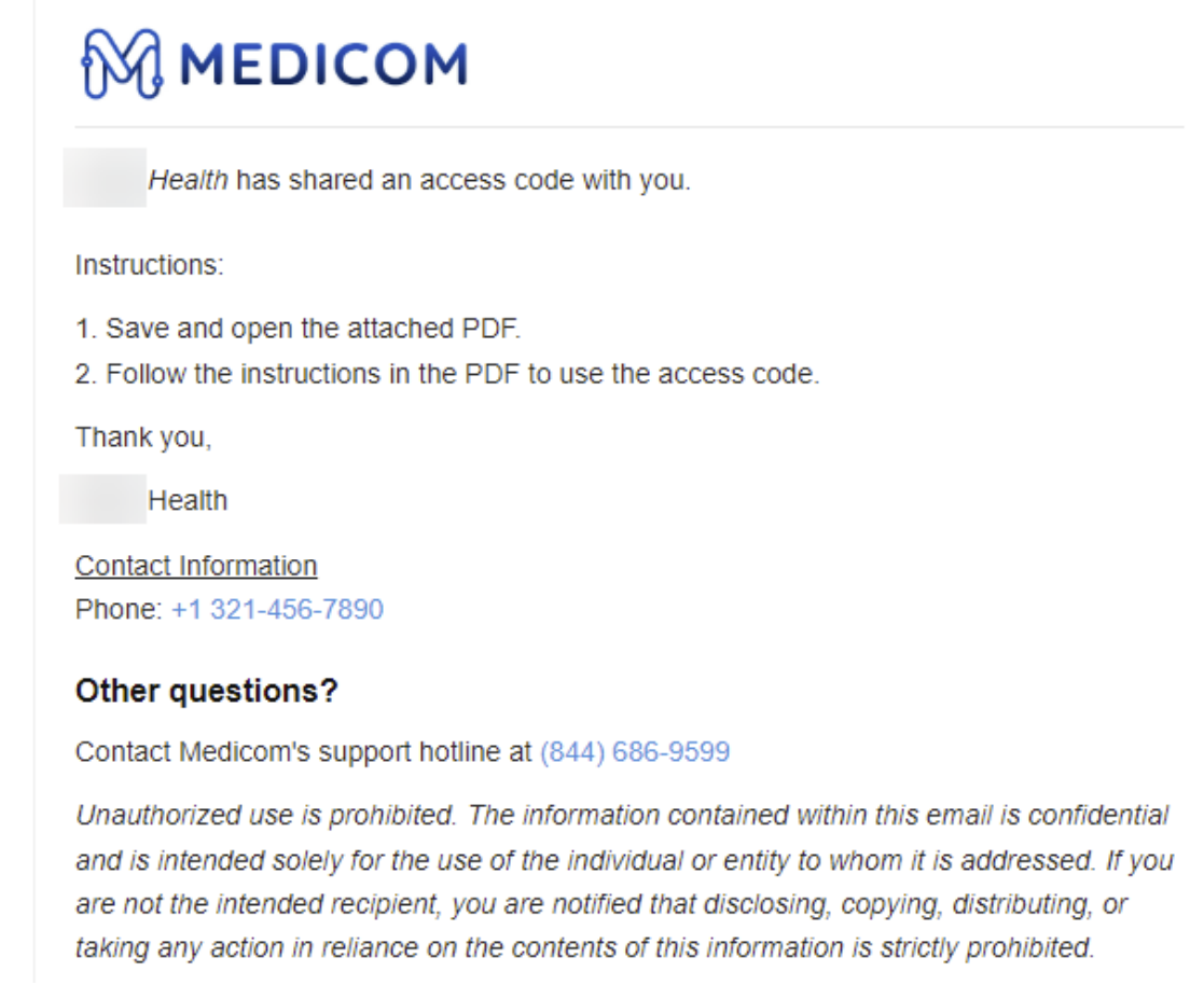 Patient Link: How to Generate an Access Code for a Patient
